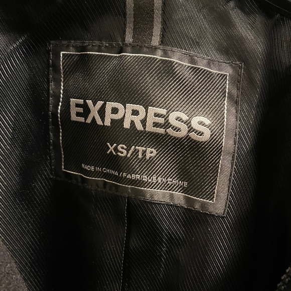 EXPRESS TECH WATER RESISTANT WOOL BLEND COAT - Picture 5 of 8
